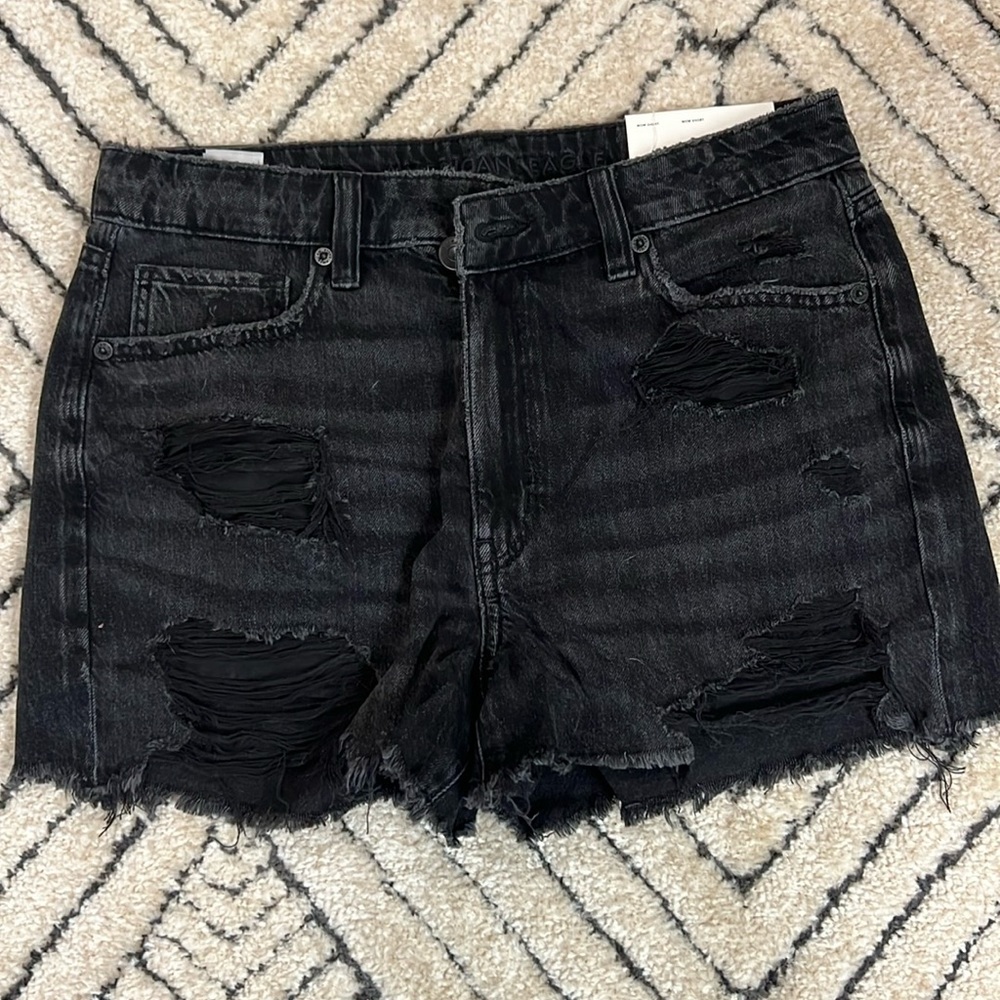 American eagle shorts super high rise